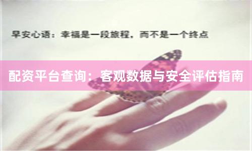 配资平台查询：客观数据与安全评估指南